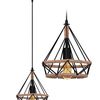 Lampa sufitowa geometryczna wisząca w stylu loft boho sznur APP679-1CP