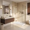 shower tray Rea Belmond White 80x100 Brush Gold