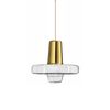 Šviestuvas lubinis stiklo Gold LED APP553-1CP