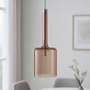 Pendant Ceiling Lamp Glass Shade APP1699-1CP AMBER B