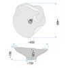 Ceramic Countertop Basin REA HM-12 Handmade ART