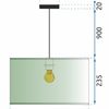 Lampa Wisząca  40cm APP954-1CP Niebieska