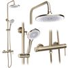 Zuhanyszett Rea Foss Clif Brush Gold