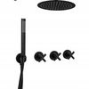 Shower system REA EXIT Black