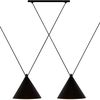 Ceiling lamp Loft black APP548-2CP