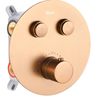 Built-in shower set Rea LUNGO COPPER BRUSH BOX