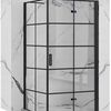 Shower enclosure Rea Molier Black 110x90