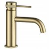 Bathroom faucet Rea Lungo Grip Brush Gold low