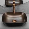 Lavabo sobre encimera Rea Belinda COPPER BRUSH / Black