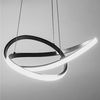 Deckenlampe Ring Led + Fernbedienung APP391-CP Black