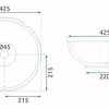 Countertop basin Rea Felicia