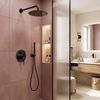 Kit de douche encastré REA Lungo Black Metallic + BOX