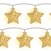 Christmas tree lights Garland LED Gold Stars