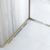 Front shower tray strip 130cm  Gold