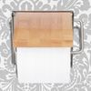 Bamboo toilet paper holder stand 390227 BAMBOO