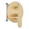 Душевой комплект Rea Drop Brush Gold + BOX