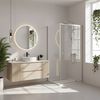 zuhanykabin Rea Primo Swing 90x100 Chrome