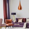 Lampa Sufitowa Wisząca Loft Metalowa  APP378-1CP Złota