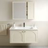 Bathroom furniture set with washbasin Denver 80cm Creme