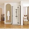 Cabina de ducha REA Hugo Black 90x80
