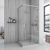 Shower enclosure Rea City 90x90 Nickel Brush