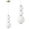 Lámpara de techo colgante LED LHJ113-3CP oro cepillado