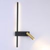 Wandlampe APP1439-W RIGHT BLACK  GOLD