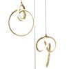 Suspension LED G072-3CPR Gold