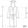Bathrobe Nancy Grey + Socks S/M