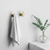Badezimmer-Accessoire-Set Mati Brush Gold 4-teilig