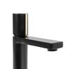 Смесител за мивка  REA ICON Black Low