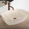 Lavoar pentru blat Rea Freja Travertine Matt