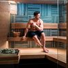 TOALHA DE NATAÇÃO KILT SAUNA PARA PISCINA CINZA