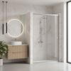 Shower door Rea Primo Slide 120 Chrome