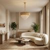Lampe suspendue en cristal SWE103-CP GOLD
