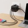 Multiprise Cube 7-en-1 JNH019 Black