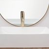 Lavabo sobre encimera REA Inga White