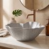 Countertop Basin Rea Flower Grey