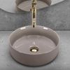 Aufsatzwaschbecken Rea Sami Beige Shiny