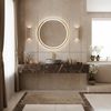 Countertop washbasin Rea Sami Beige Shiny