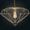 LAMPA WISZĄCA DIAMENT Light Gold 392197