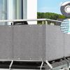 Sichtschutz Balkon grey 0,8x5M PE