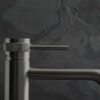 Bathroom faucet Rea Lungo Grip Gun Grey low