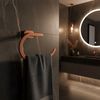 Percha de baño Ring 110 Til Brush Copper