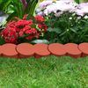 Obrzeże trawnikowe palisada 200cm 12szt. HD 7095 Terracotta