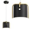 Lampe APP934-1CP Elegent Black