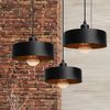 Lamp APP1334-3CP Black Gold