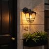 Homlokzati fali lámpa JNH037-1G Black