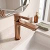 Baterie pentru baie PREMIUM Rea Maxim Brush Copper Low