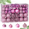 Christmas tree ornaments PINK 100pcs KL-21X03